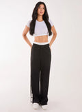 Boxer Style Popper Trousers