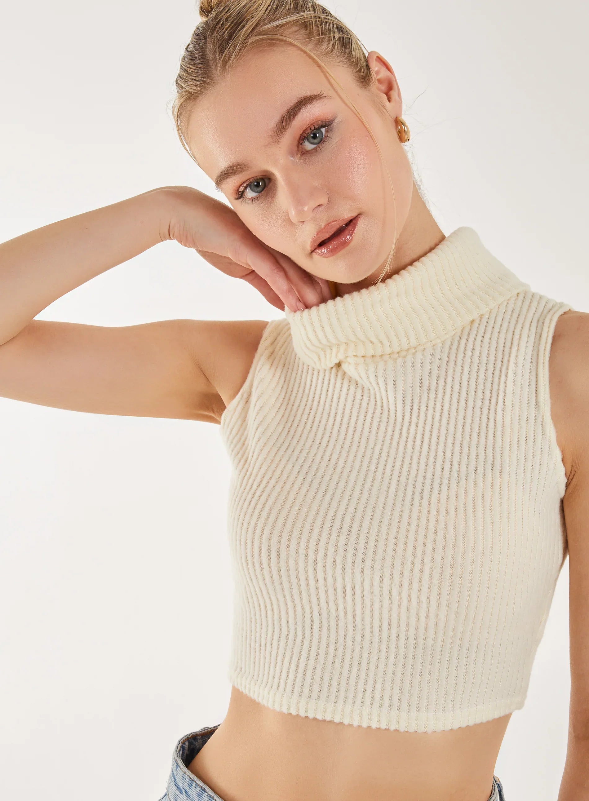 Brushed Racer Rib Vest