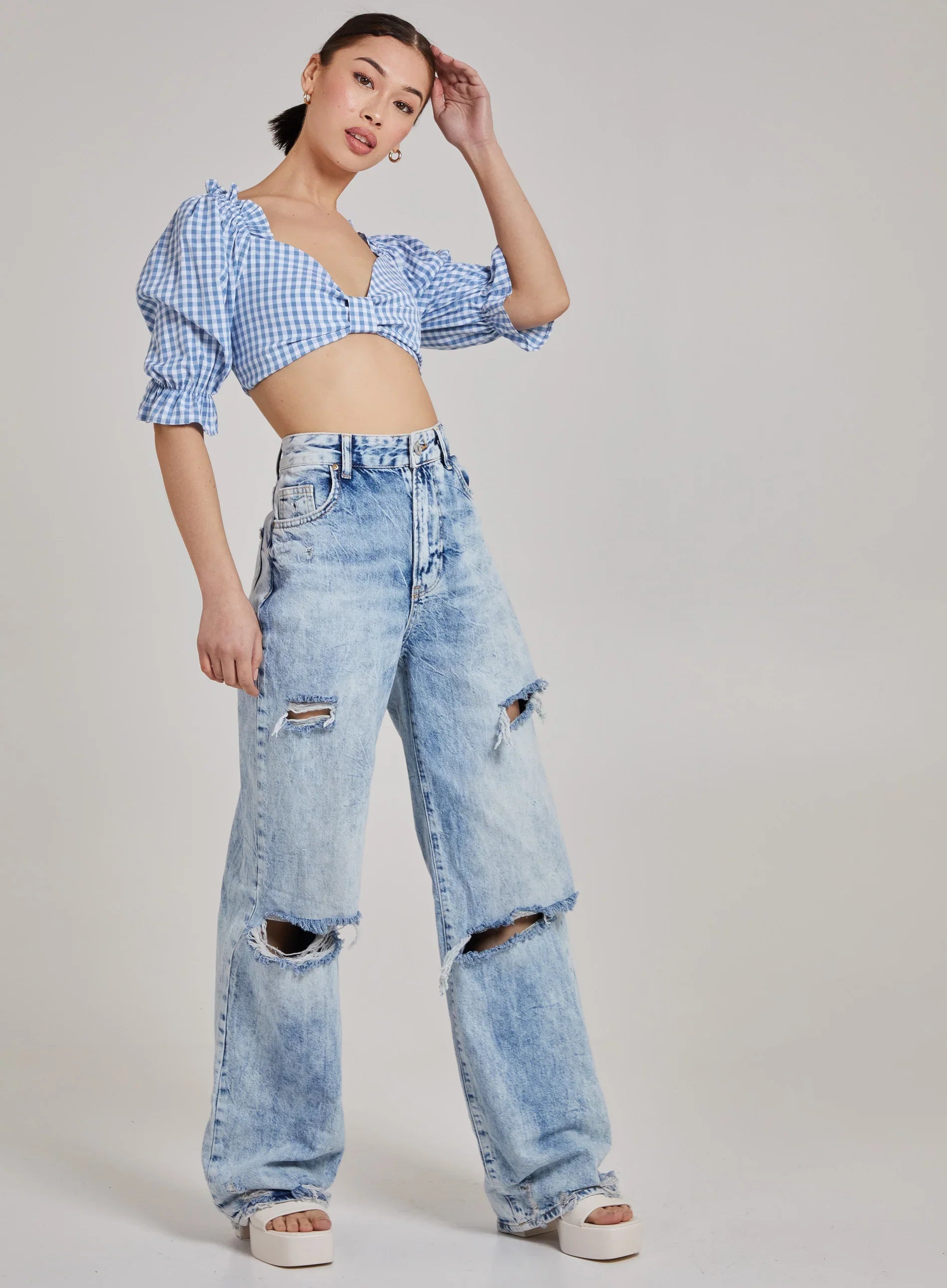 Cropped Check Top