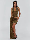 TRYIAL MINI SKIRT OLIVE